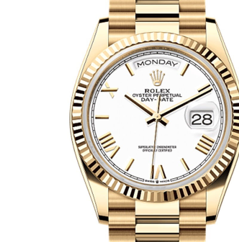 Thumbnail: Rolex Day-Date 36, 36mm White Dial Ref# 128238-0113