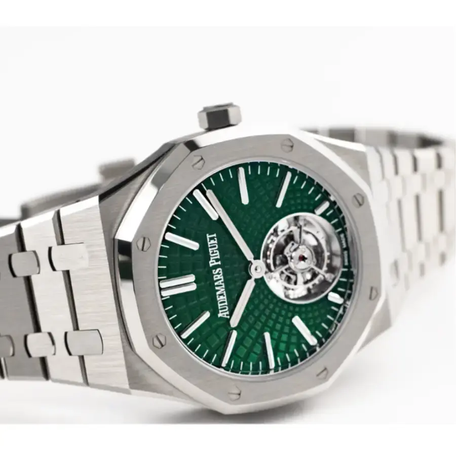 Thumbnail: Audemars Piguet Royal Oak Chronograph 26534TI.OO.1220TI.01 41 mm Green Dial