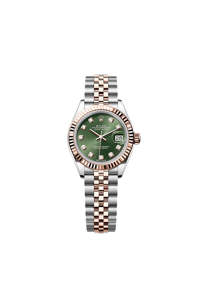 Rolex Lady-Datejust Oyster, 28 mm, Oystersteel and Everose gold Ref# 279171-0007
