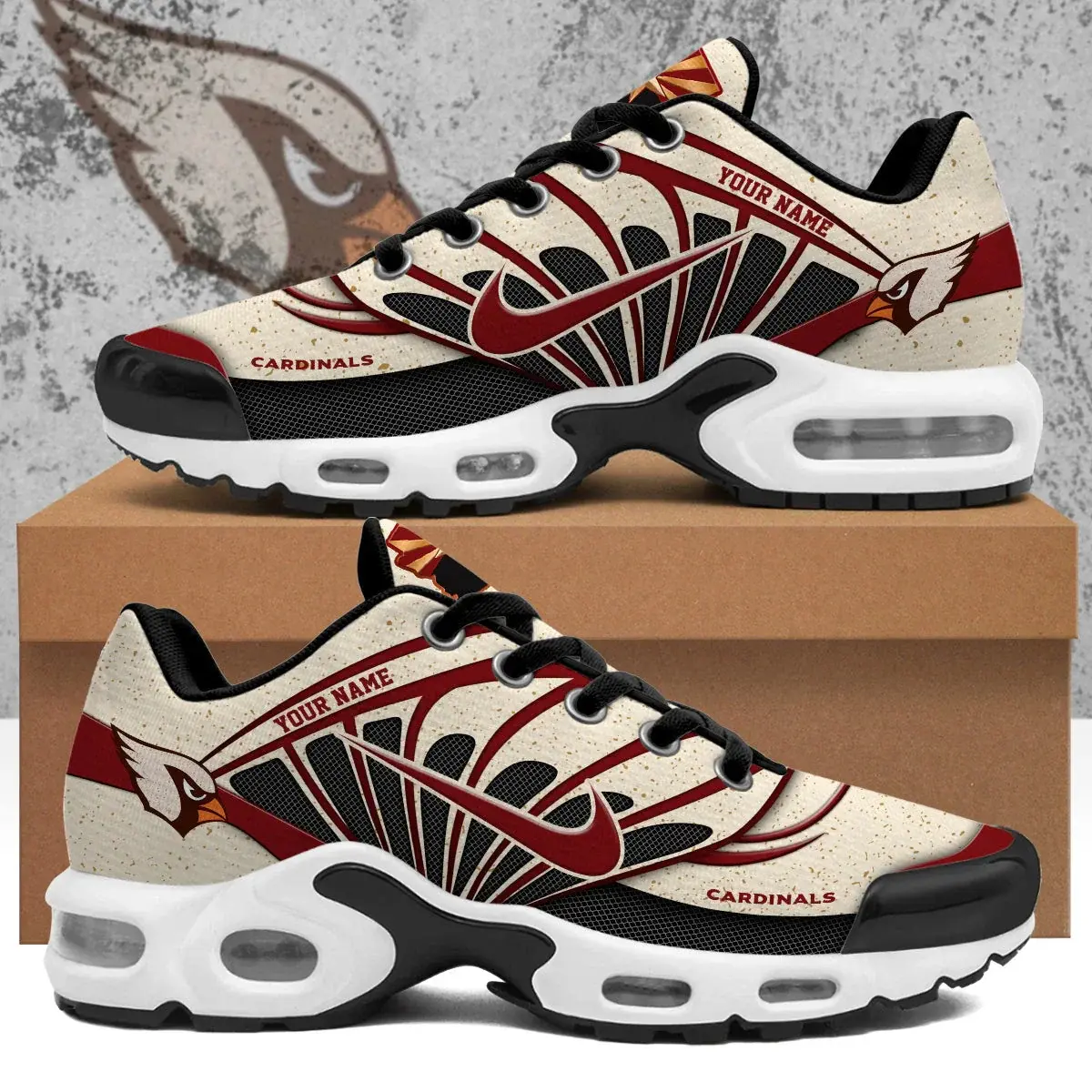 Arizona Cardinals Custom Air-Style Sneakers V.10