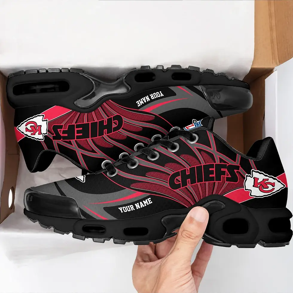 Thumbnail: Kansas City Chiefs Premium NFL Custom GameDay Energy Air Max Shoes