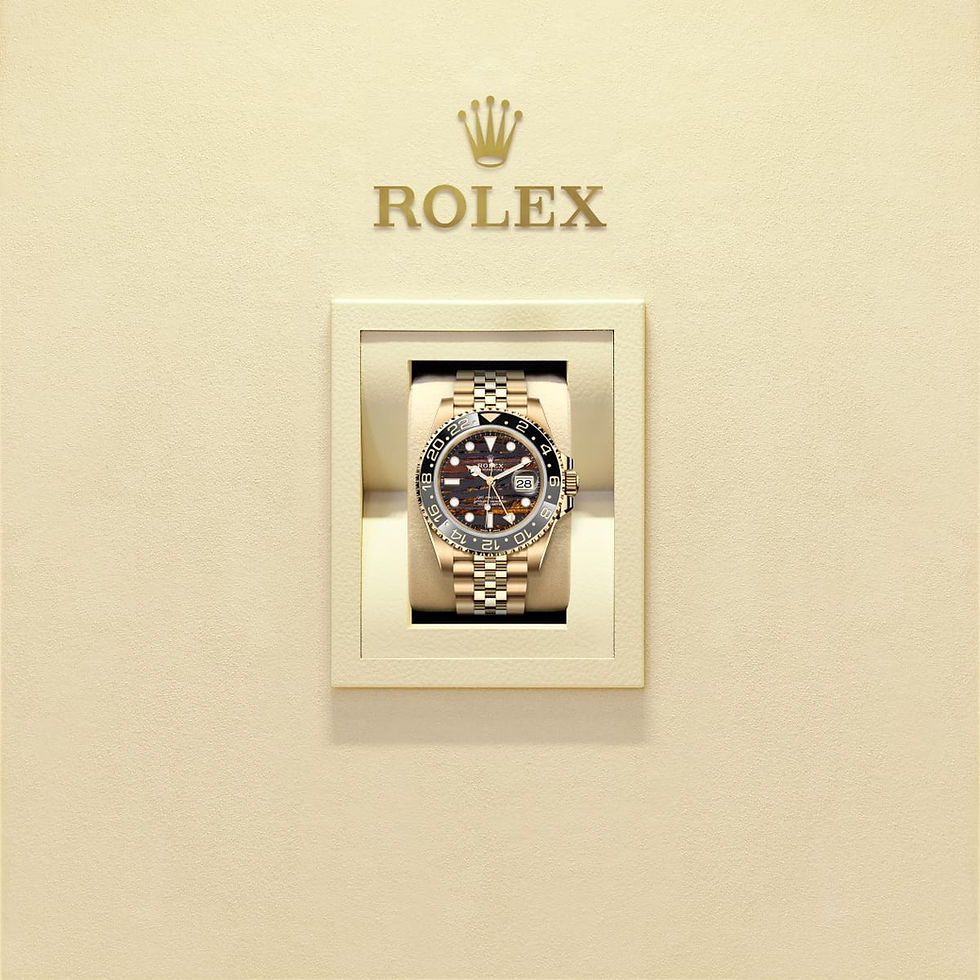 Thumbnail: Rolex GMT-Master II, 18k Yellow Gold, 40mm Ref# 126718grnr-0002