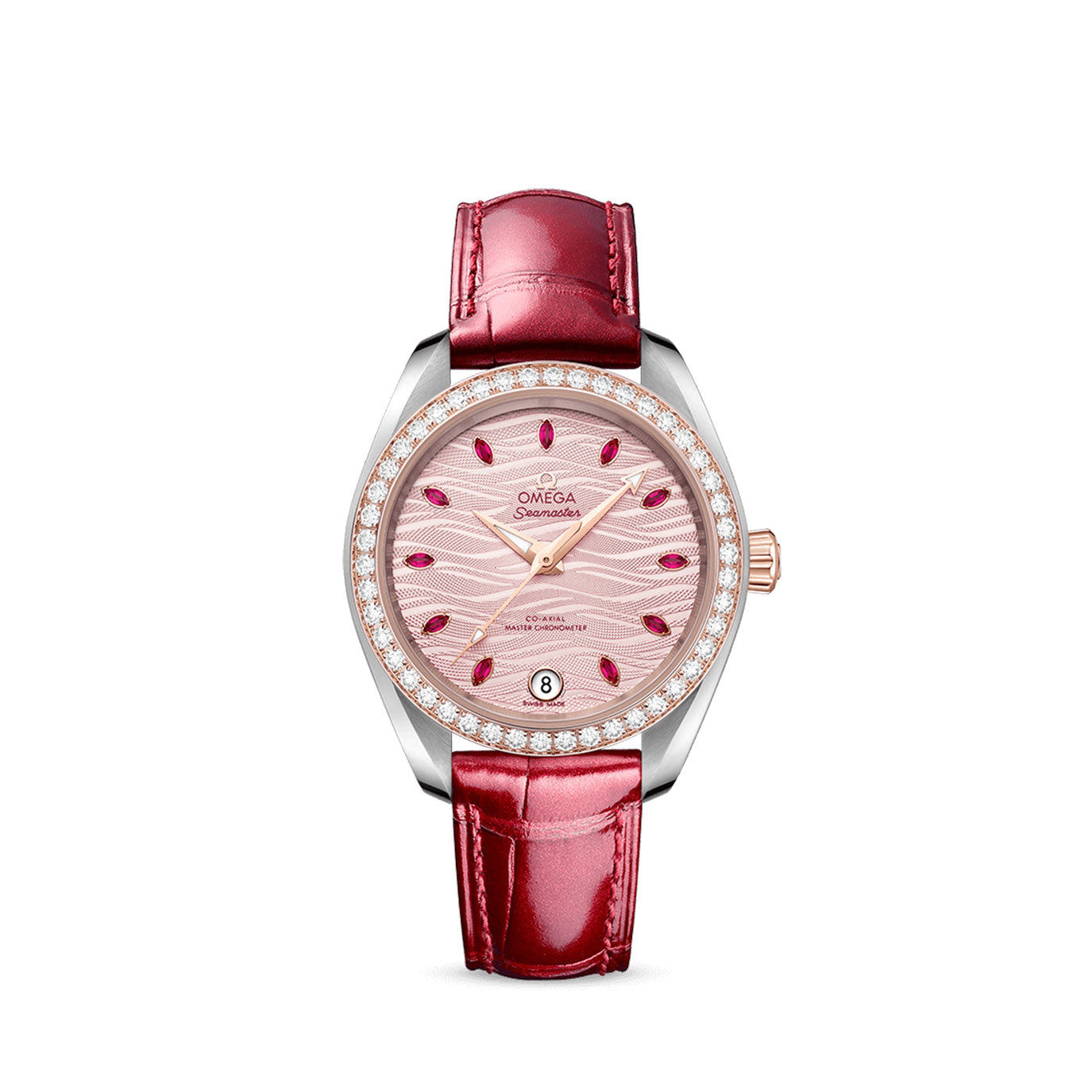 Omega Seamaster Aqua Terra 150M, 34mm Pink Dial Ref# 220.28.34.20.60.001