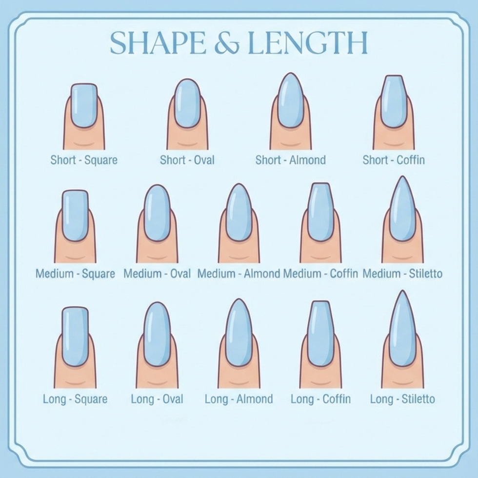 Thumbnail: press on nails, custom press on nails, fake nails, Nails Art
