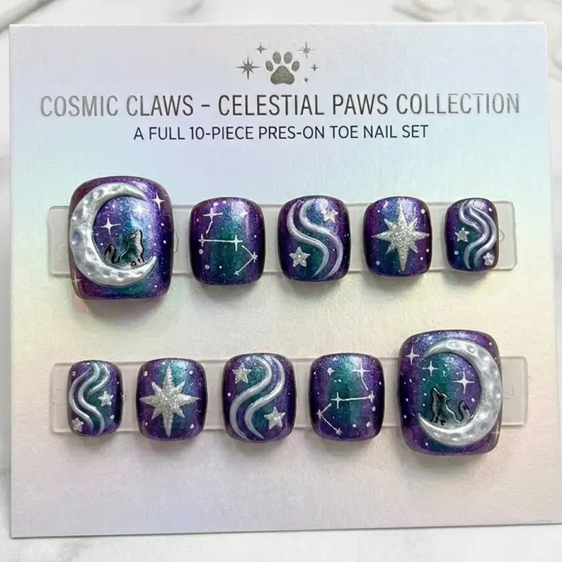 press on nails, custom press on nails, fake nails, Nails Art