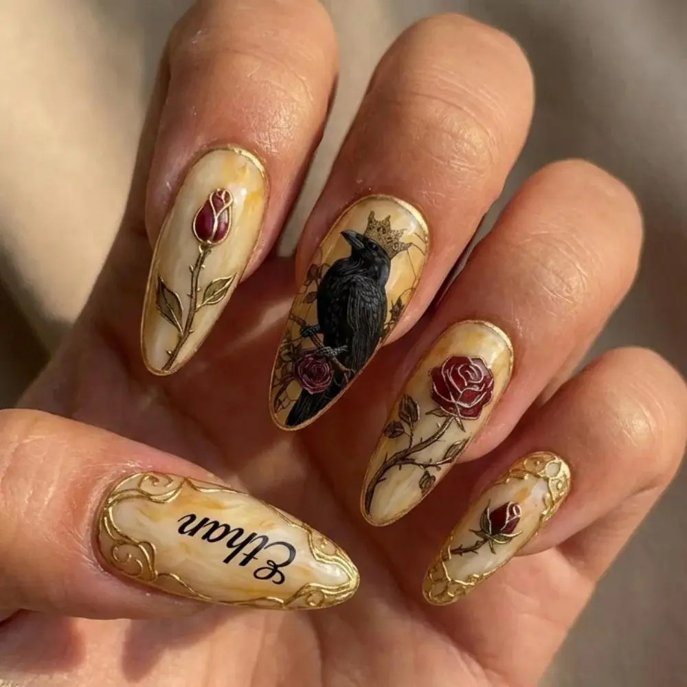 press on nails, custom press on nails, fake nails, Nails Art