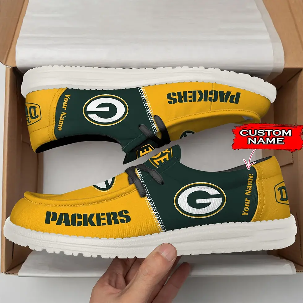 Thumbnail: Green Bay Packers Loafer Shoes Shoes