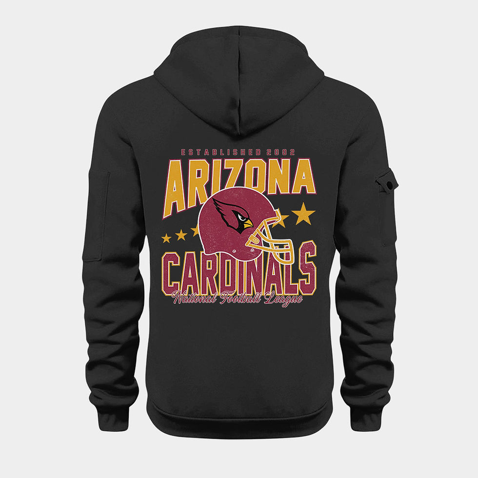 Thumbnail: Arizona Cardinals Black Quarter Zip Hoodie