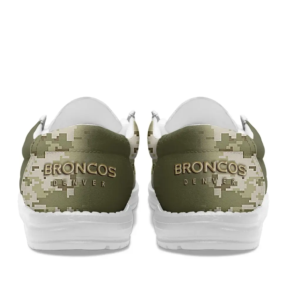 Thumbnail: Denver Broncos Premium NFL Salute to Service Loafer Shoes