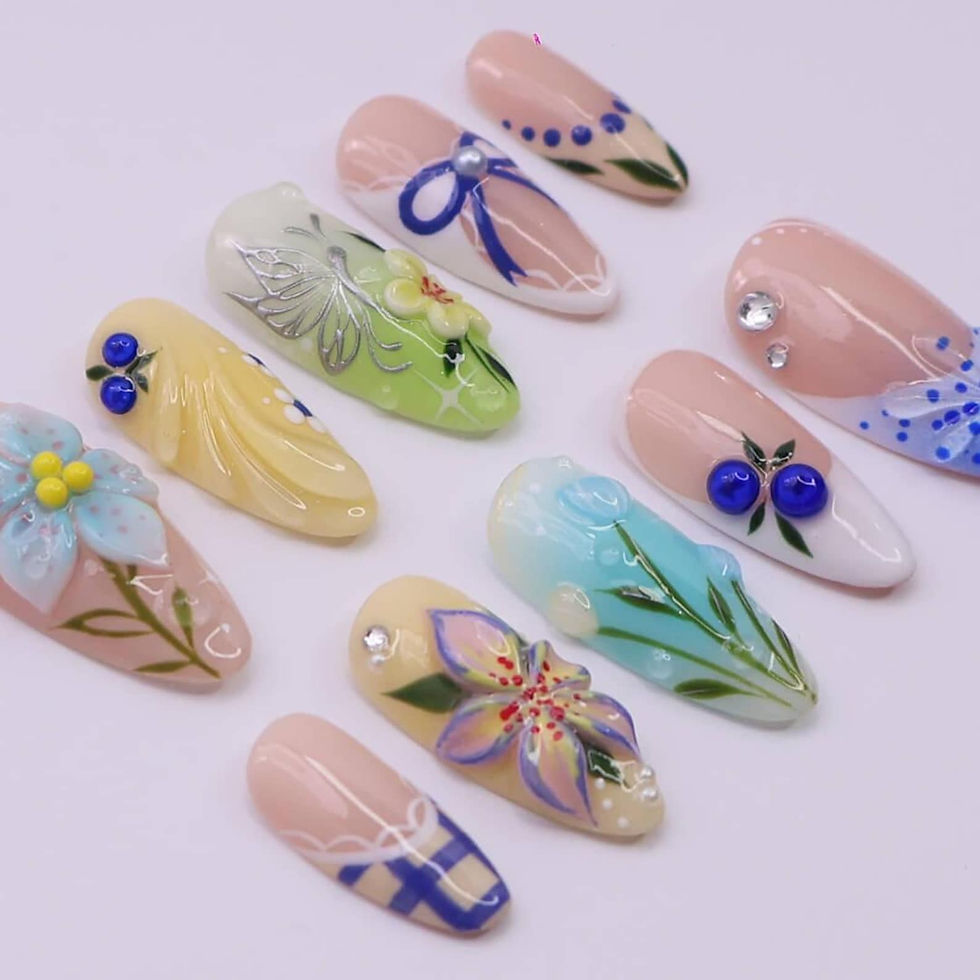 Thumbnail: press on nails, custom nails, fake nails, Nails Art
