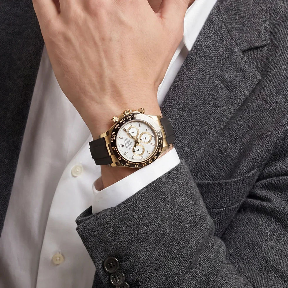 Thumbnail: Rolex Daytona Ceramic Bezel Oysterflex Watch