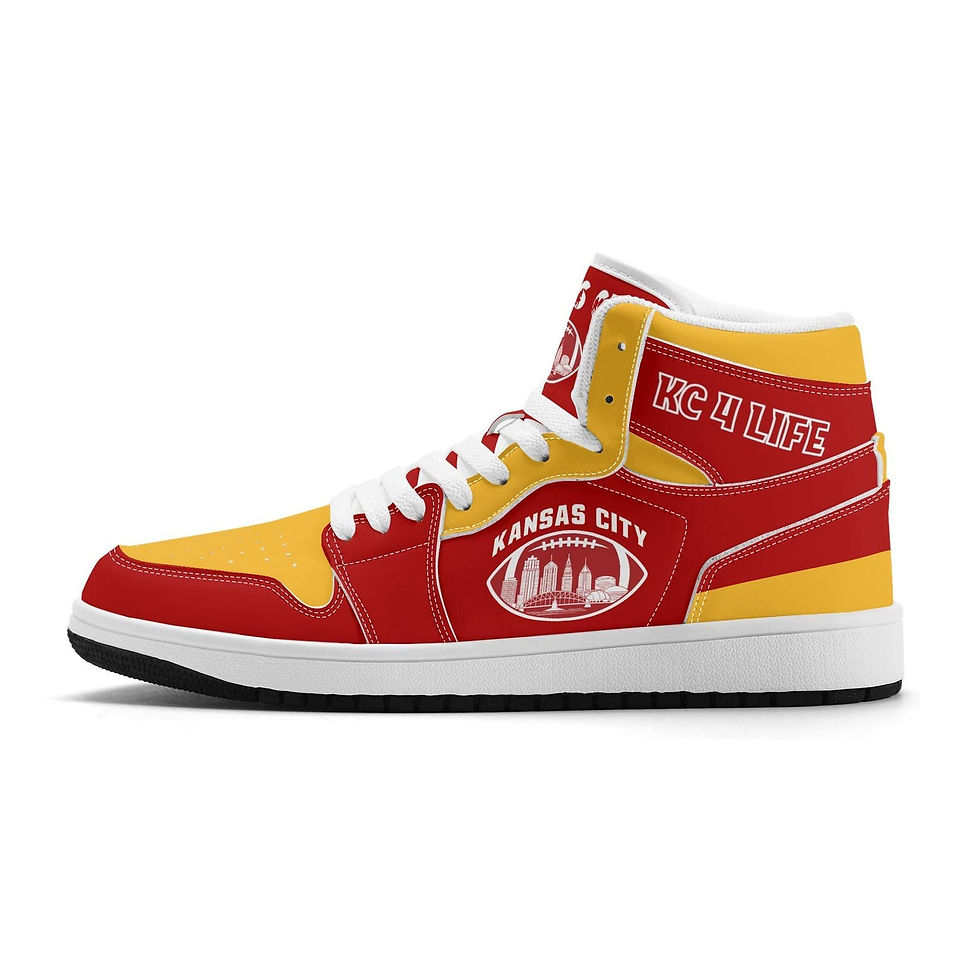 Thumbnail: Kansas City Football Team Shoes for Men & Women Team Themed Football Sport Shoes
