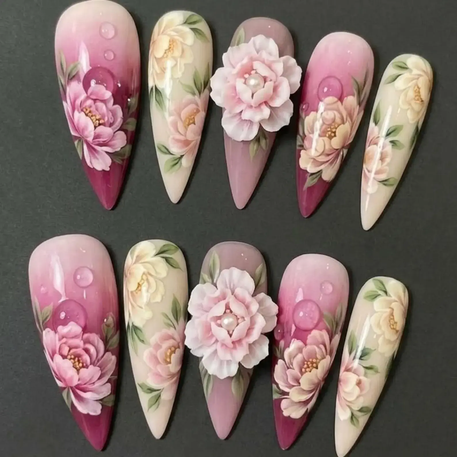 press on nails, custom press on nails, fake nails, Nails Art
