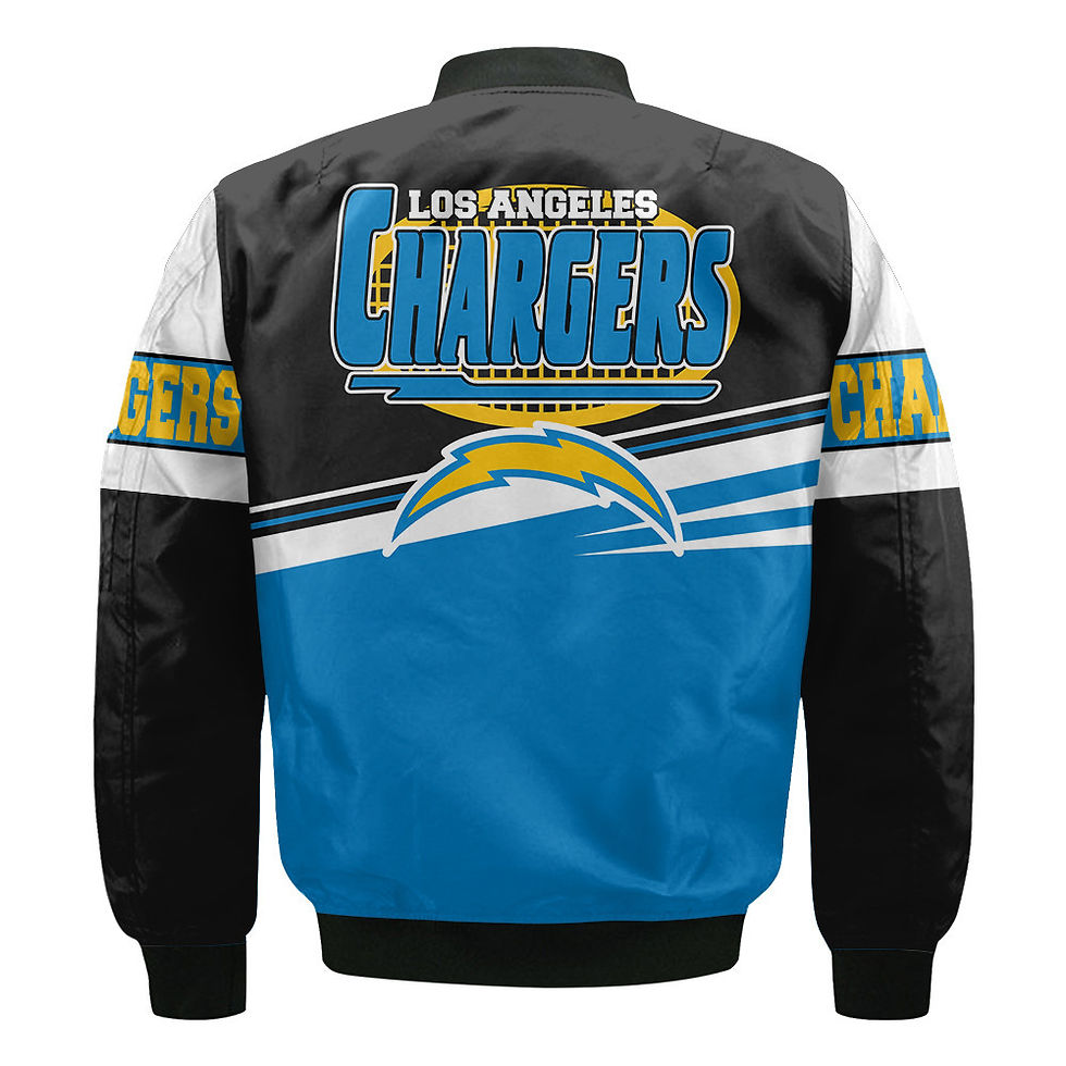 Thumbnail: Los Angeles Chargers Football Team 2024 - 25 Second Family Bomber Jacket