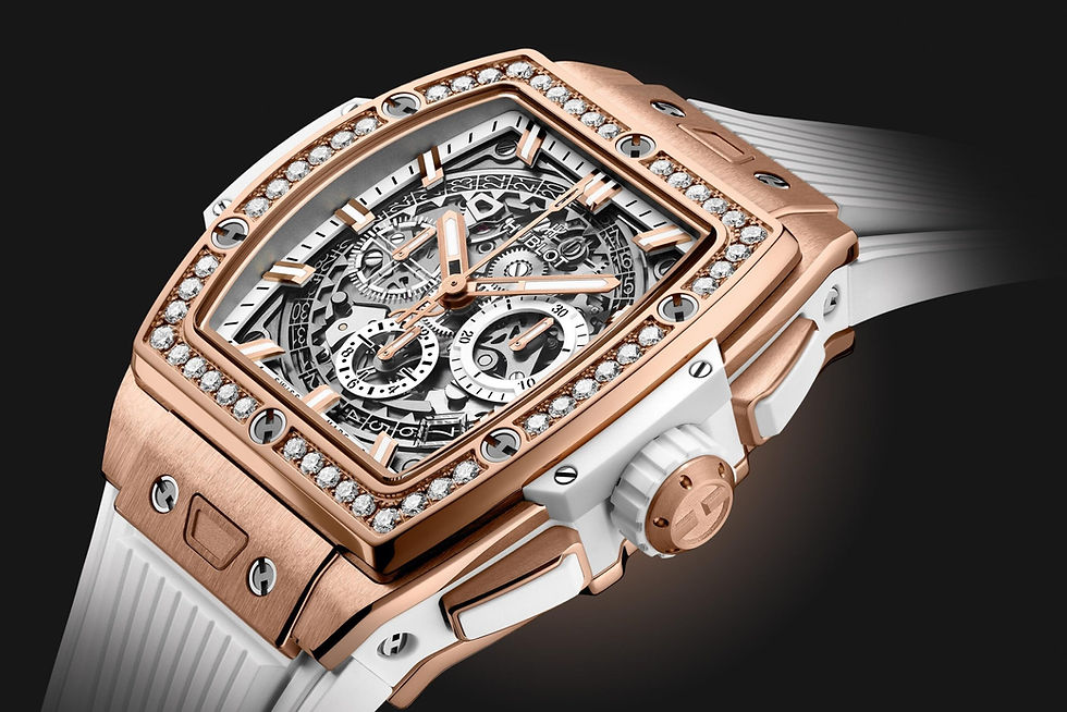 Thumbnail: Hublot Spirit of Big Bang King Gold White Diamonds Ref# 642.OE.2010.RW.1204