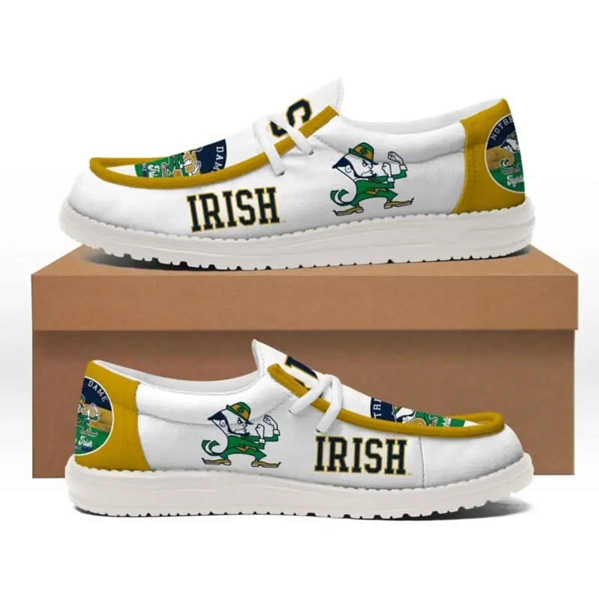 Notre Dame Fighting Irish Custom Air-Style Sneakers V.2