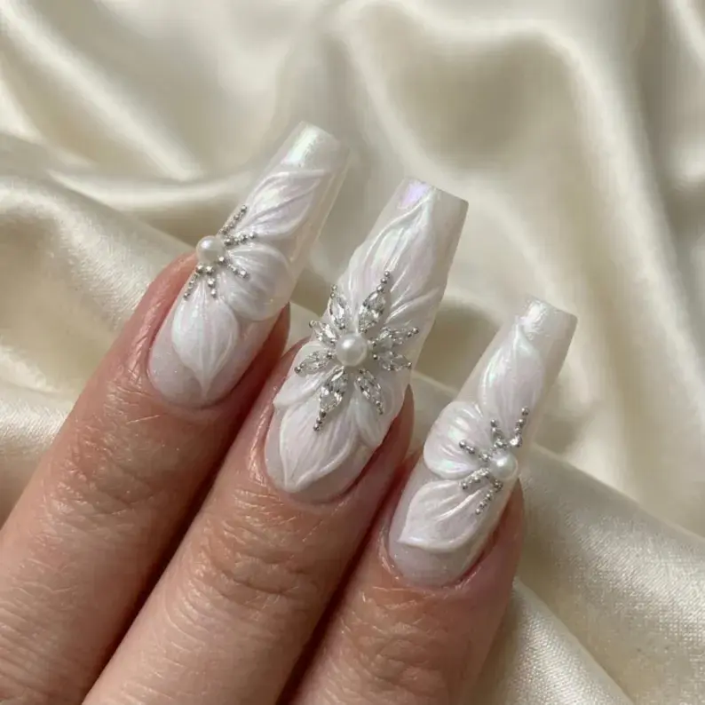 Thumbnail: press on nails, custom press on nails, fake nails, Nails Art