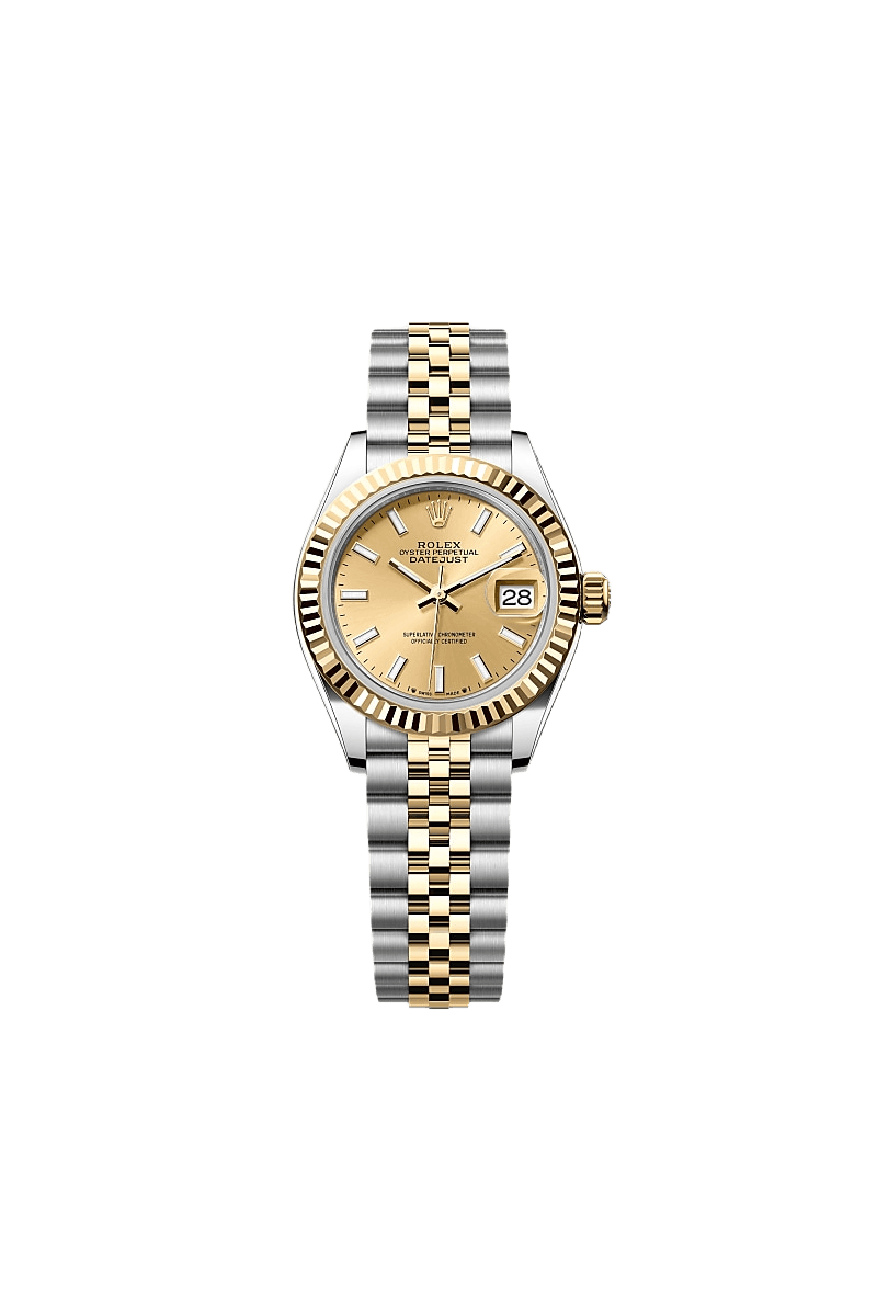 Rolex Lady-Datejust Oyster, 28 mm, Oystersteel and yellow gold Ref# 279173-0001