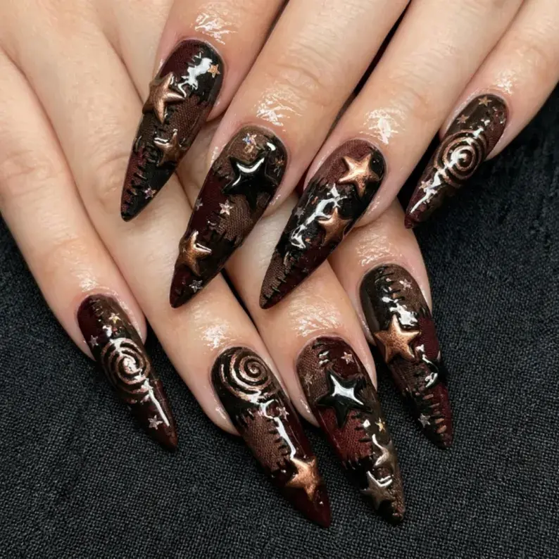press on nails, custom press on nails, fake nails, Nails Art