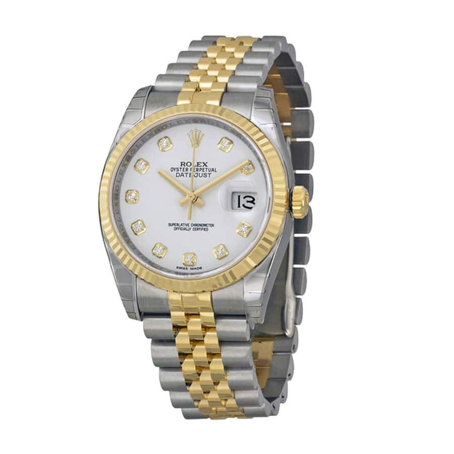 Thumbnail: Rolex Datejust 16233 Champagne Dial Steel and Gold Watch
