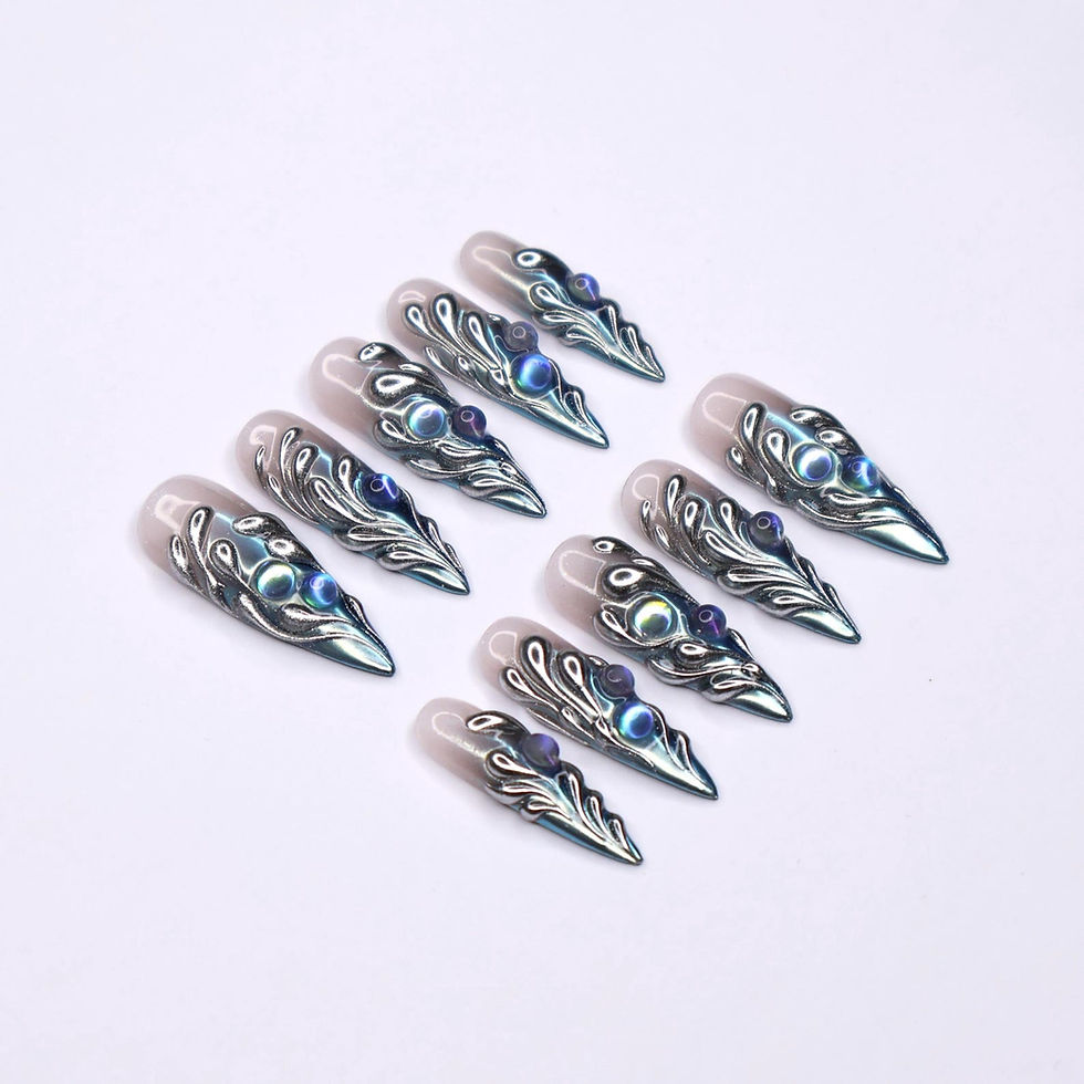 Thumbnail: press on nails, custom nails, fake nails, Nails Art, custom nail