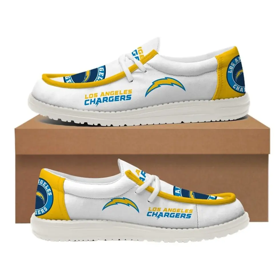 Thumbnail: Los Angeles Chargers Loafer Shoes Shoes