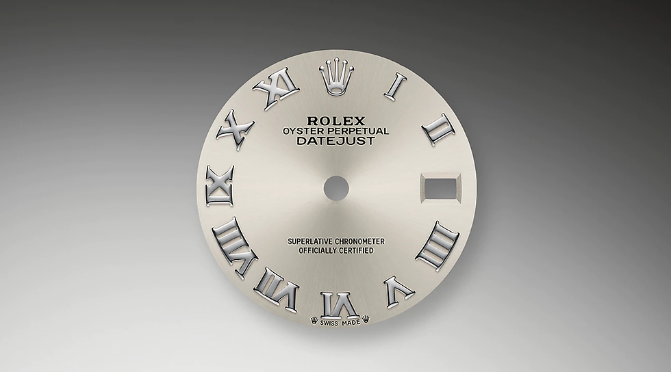 Thumbnail: Rolex Lady-Datejust 28, Oystersteel and 18k White Gold Ref# 279384RBR-0010