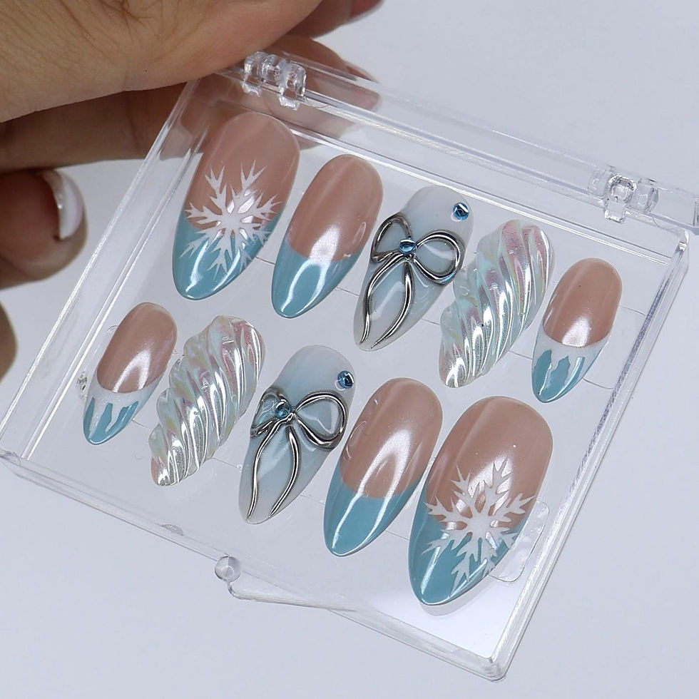 Thumbnail: press on nails, custom press on nails, fake nails, Nails Art