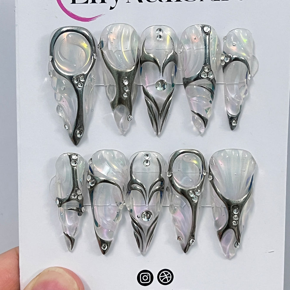 Thumbnail: press on nails, custom nails, fake nails, Nails Art