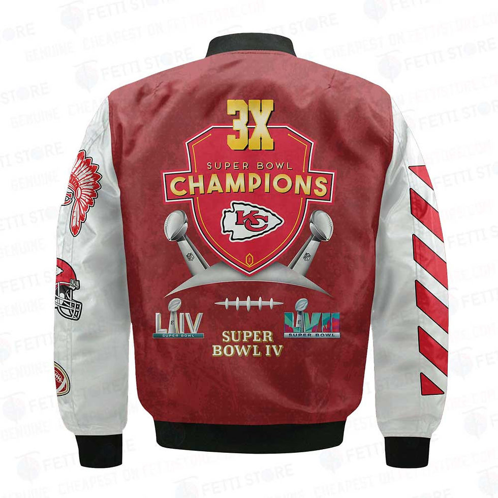 Thumbnail: Kansas City Chiefs X Champions Design Bomber Jacket
