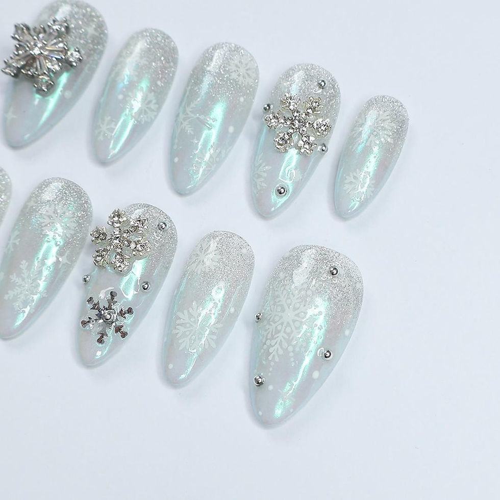 Thumbnail: press on nails, custom press on nails, fake nails, Nails Art