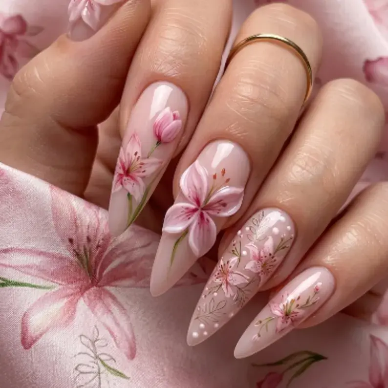 press on nails, custom press on nails, fake nails, Nails Art