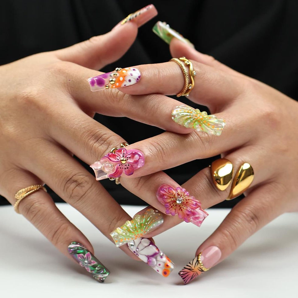 Thumbnail: press on nails, custom nails, fake nails, Nails Art