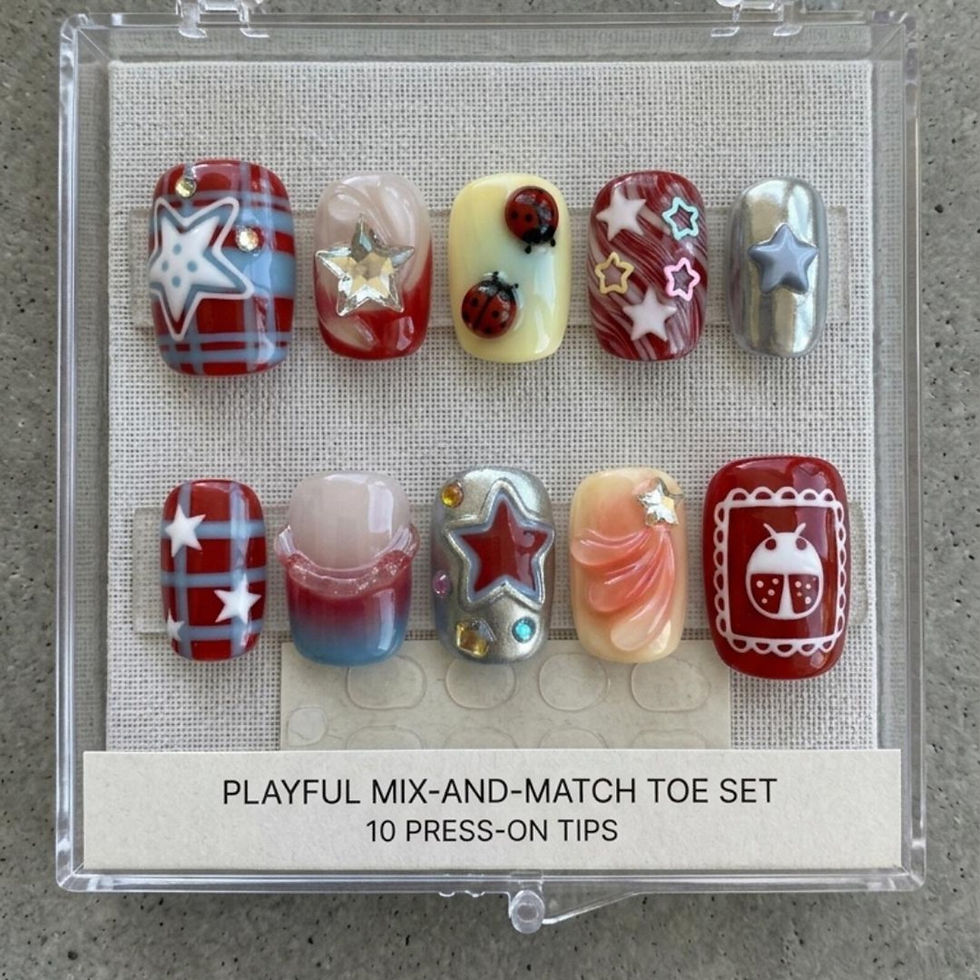 Thumbnail: press on nails, custom nails, fake nails, Nails Art, custom nail, Gift for her