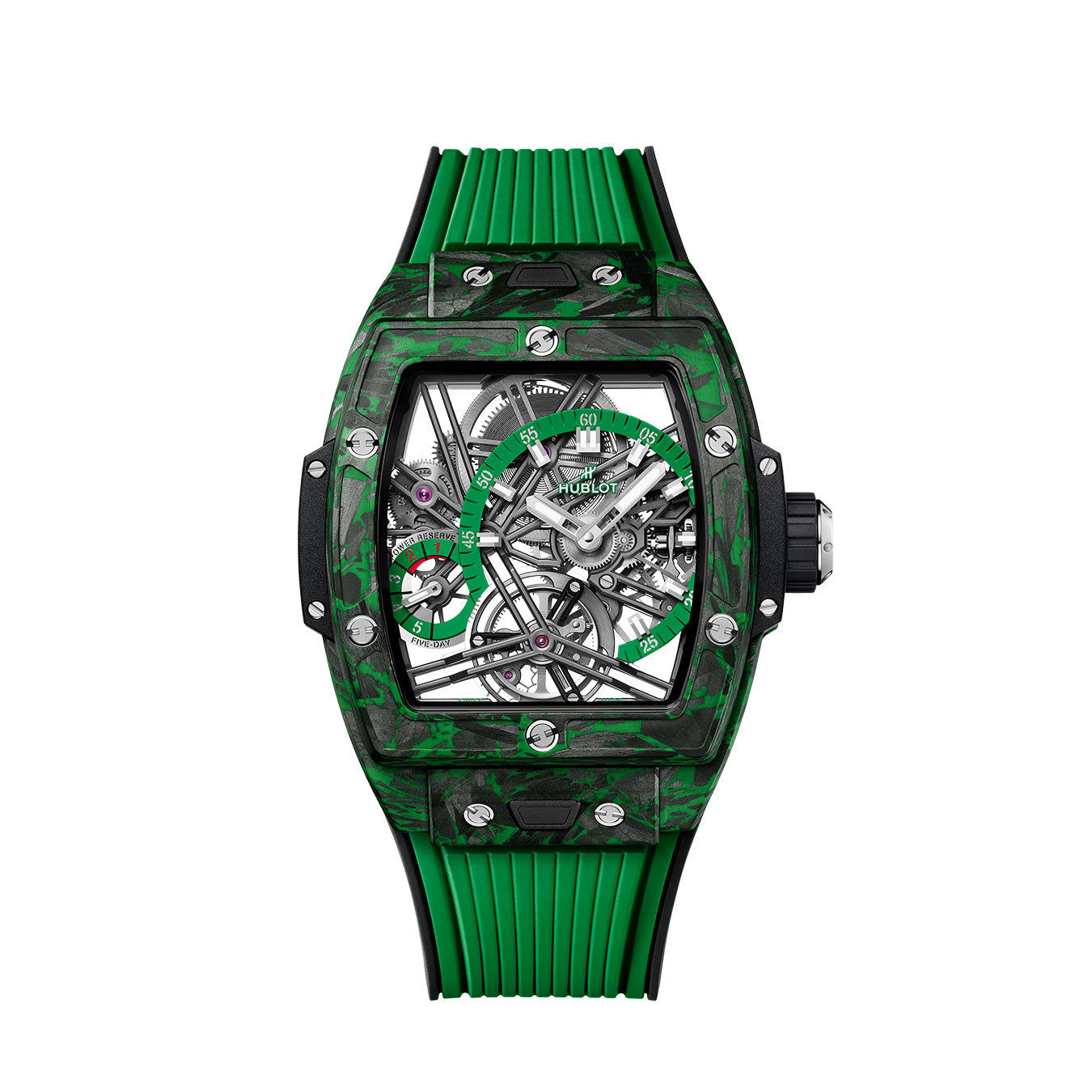 Hublot Spirit of Big Bang Tourbillon Carbon Green Ref# 645.QG.5217.RX