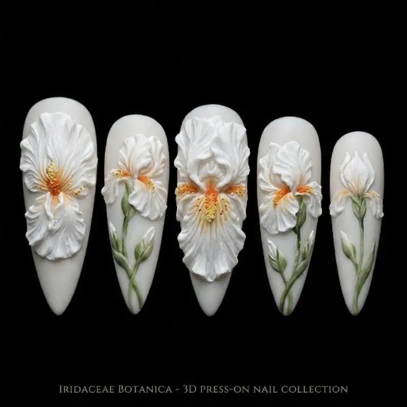 press on nails, custom press on nails, fake nails, Nails Art