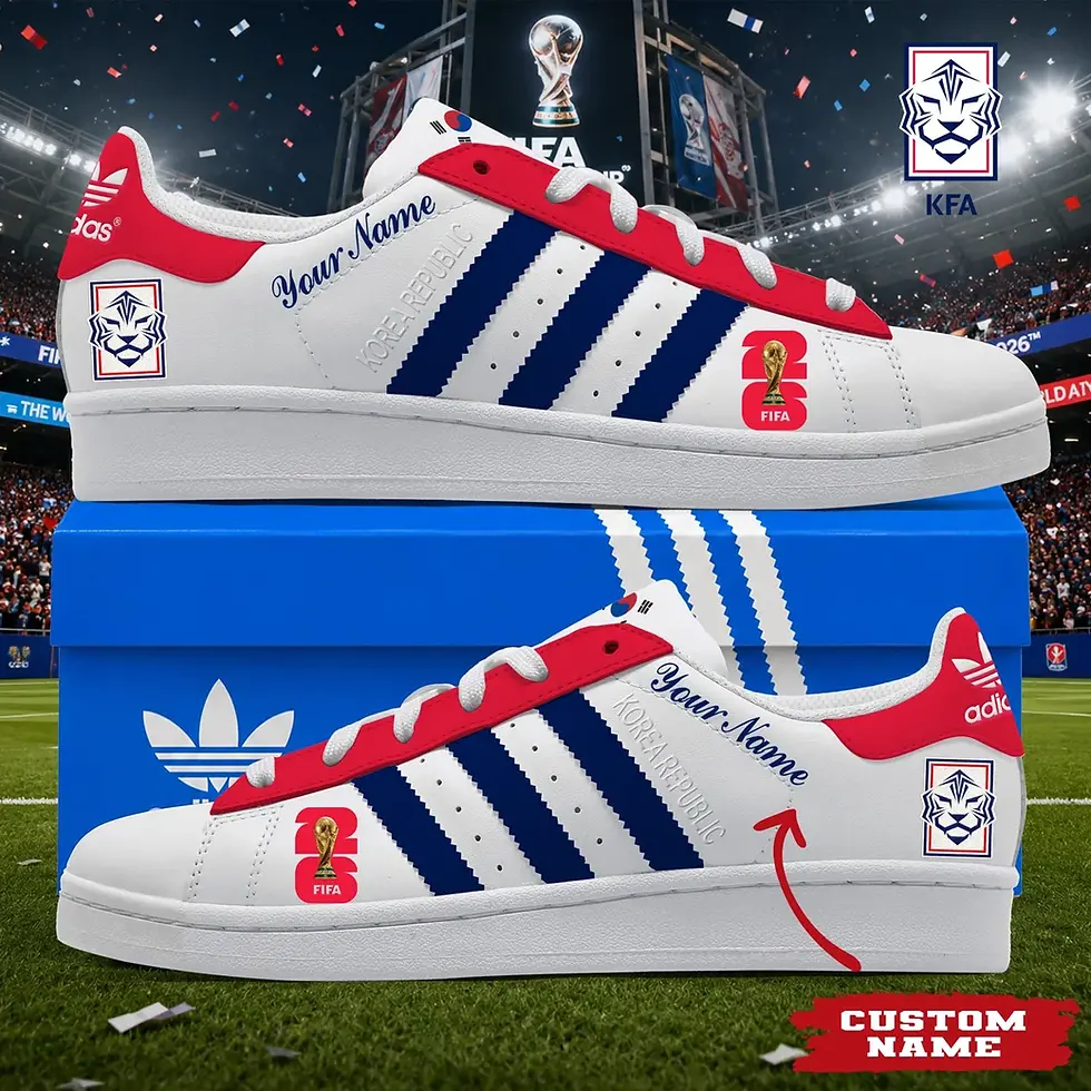 Thumbnail: Korea Republic Premium WC26 Stan Smith Shoes