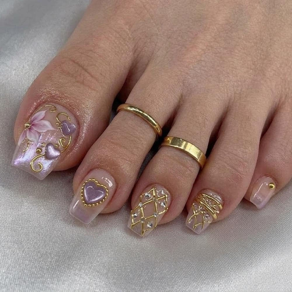 press on nails, custom press on nails, fake nails, Nails Art