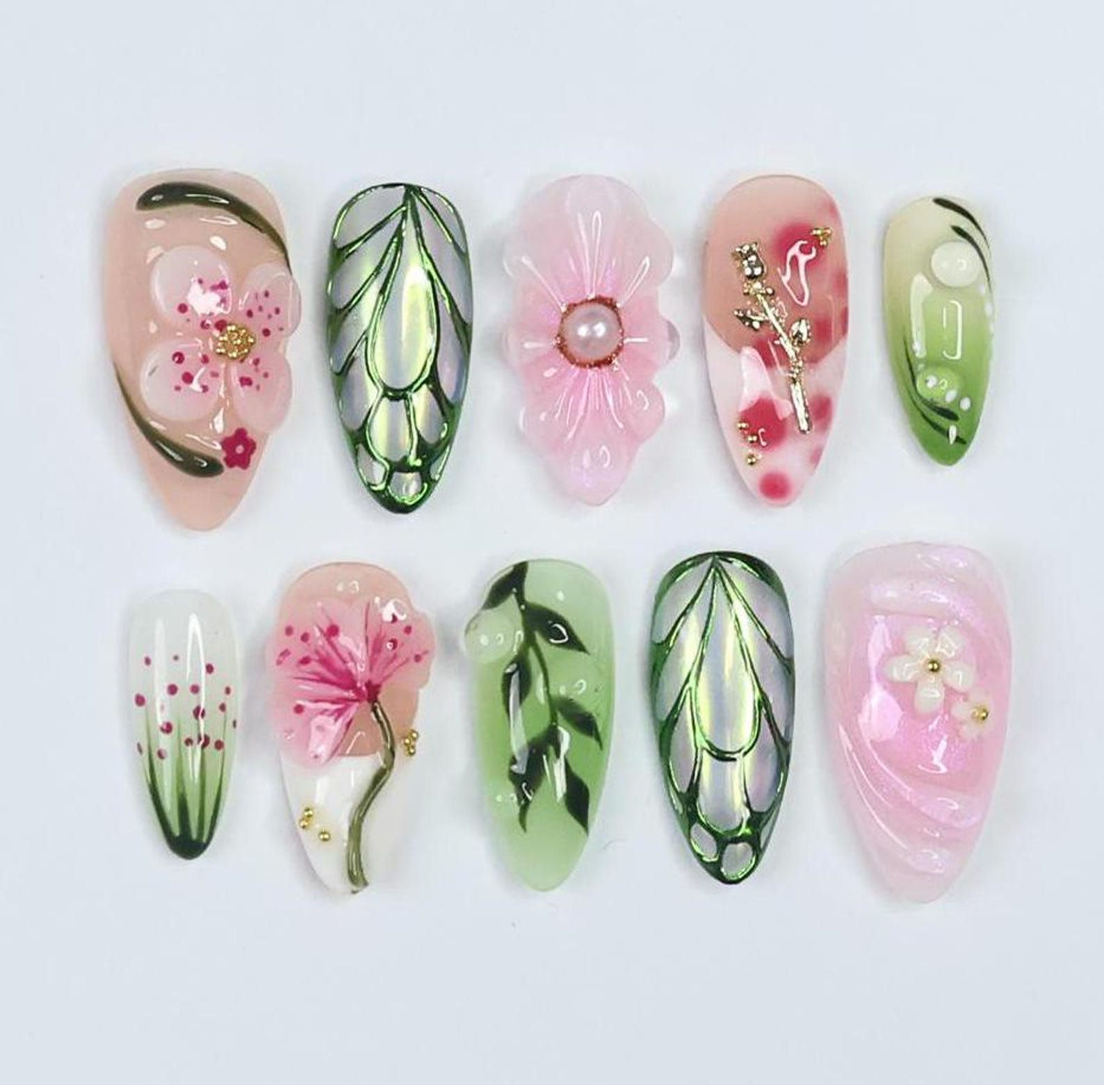 press on nails, custom nails, fake nails, Nails Art, custom nail, Gift for her