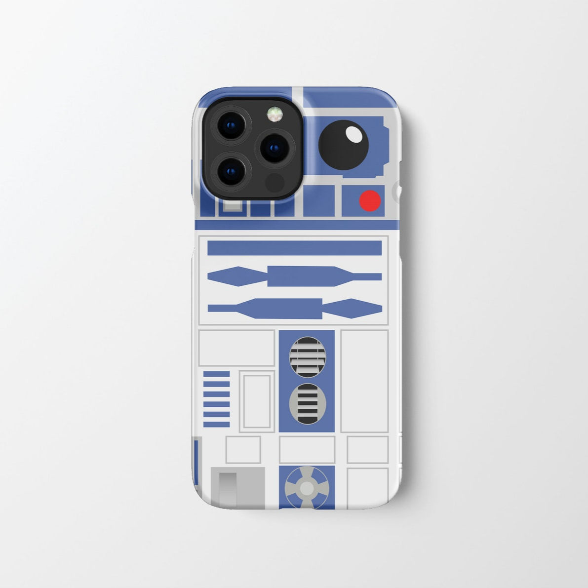 R2D2 Phone Case Cover | Droid Abstract Hard Shell Protective Snap Tough Case for