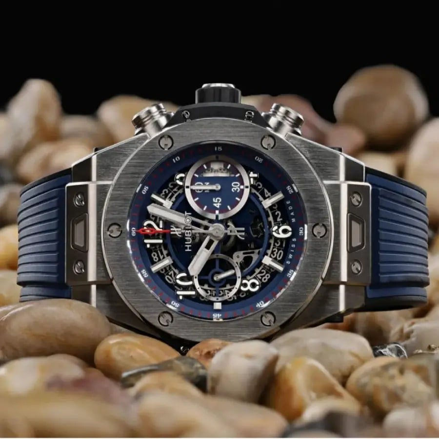 Thumbnail: Hublot Big Bang Unico Rubber Strap Blue