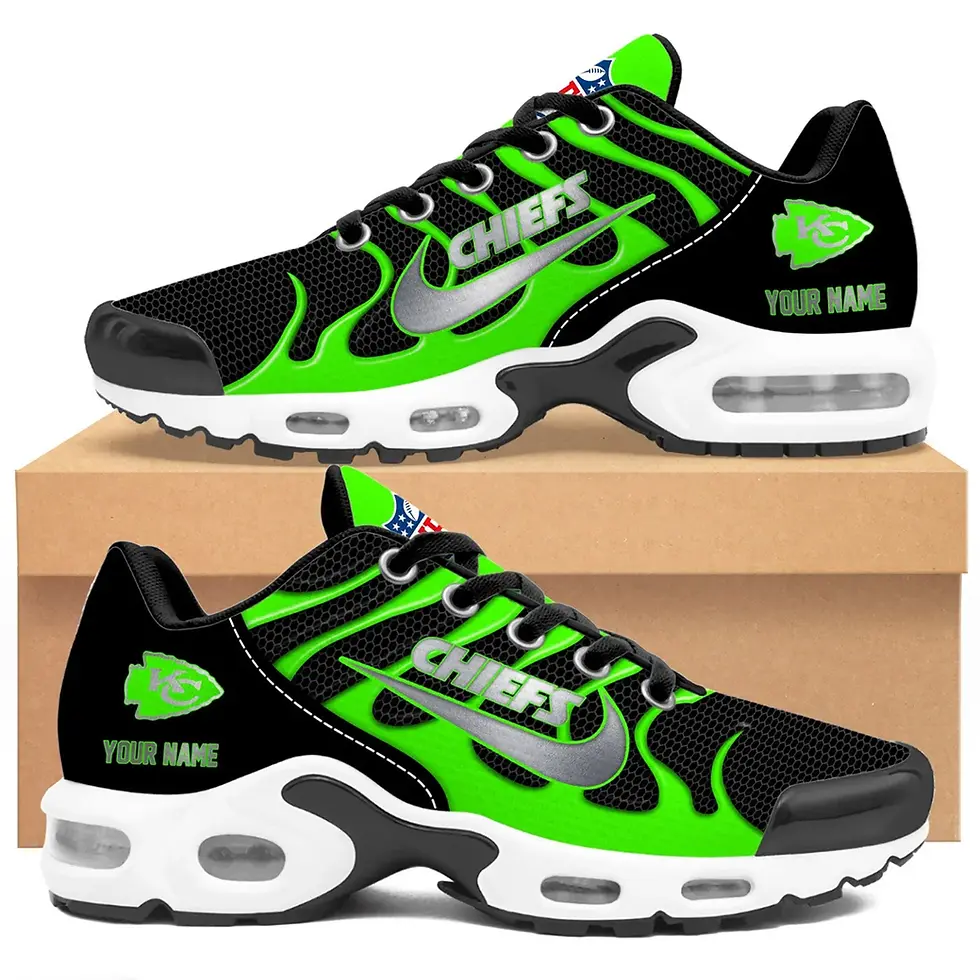 Thumbnail: Kansas City Chiefs Premium NFL Hi-Vis Safety Air Max Shoes