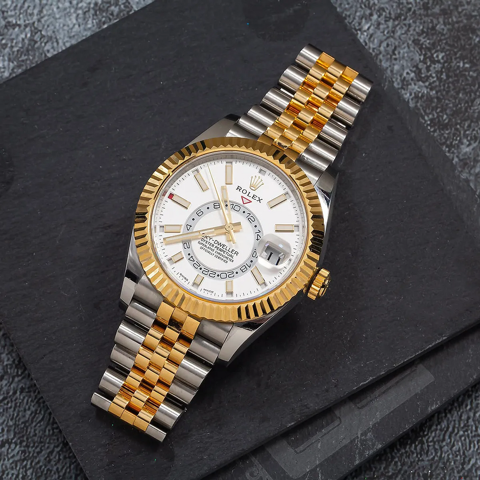 Thumbnail: Rolex Sky-Dweller 42mm Oyster White Dial