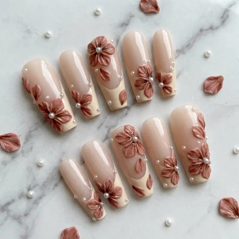 press on nails, custom press on nails, fake nails, Nails Art