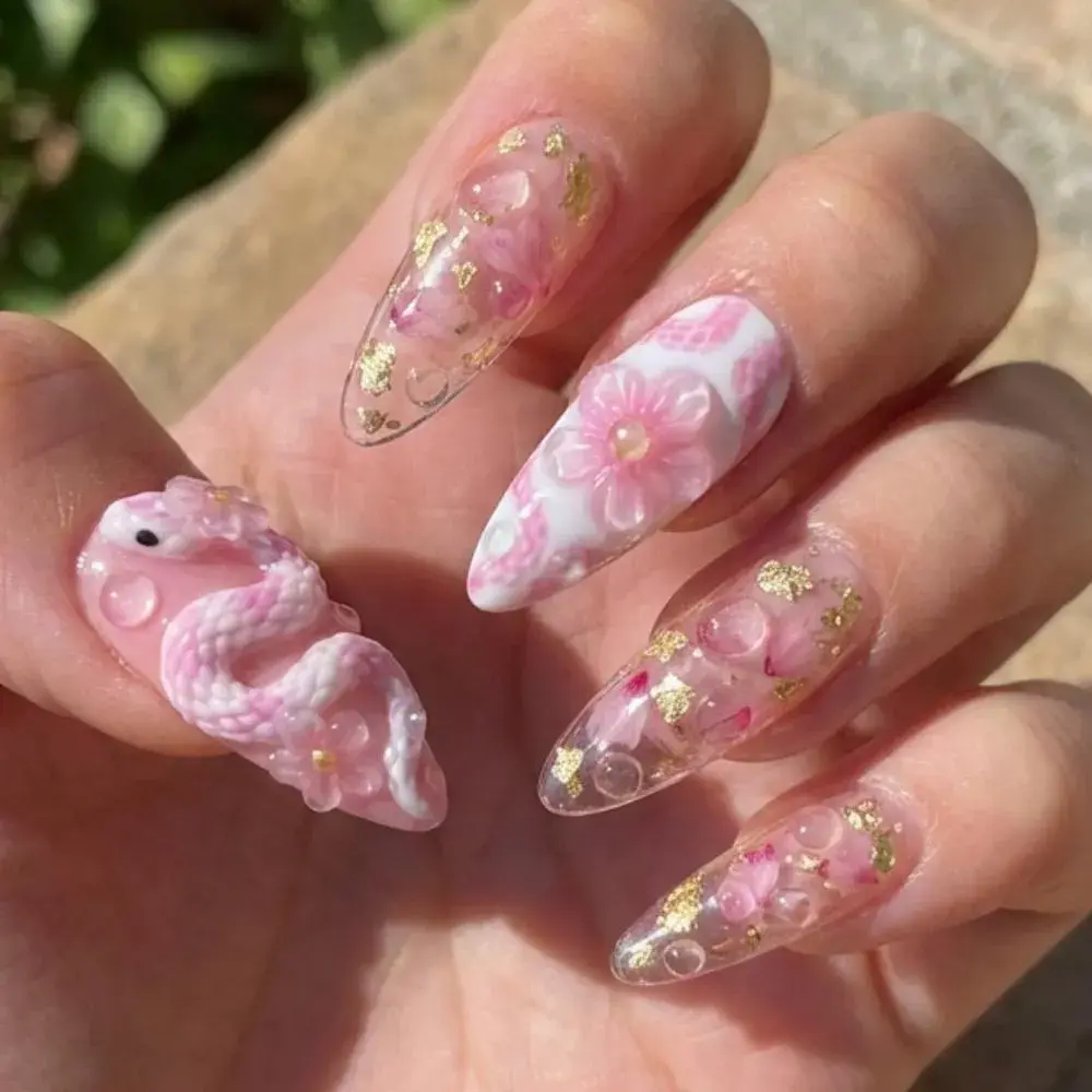press on nails, custom press on nails, fake nails, Nails Art