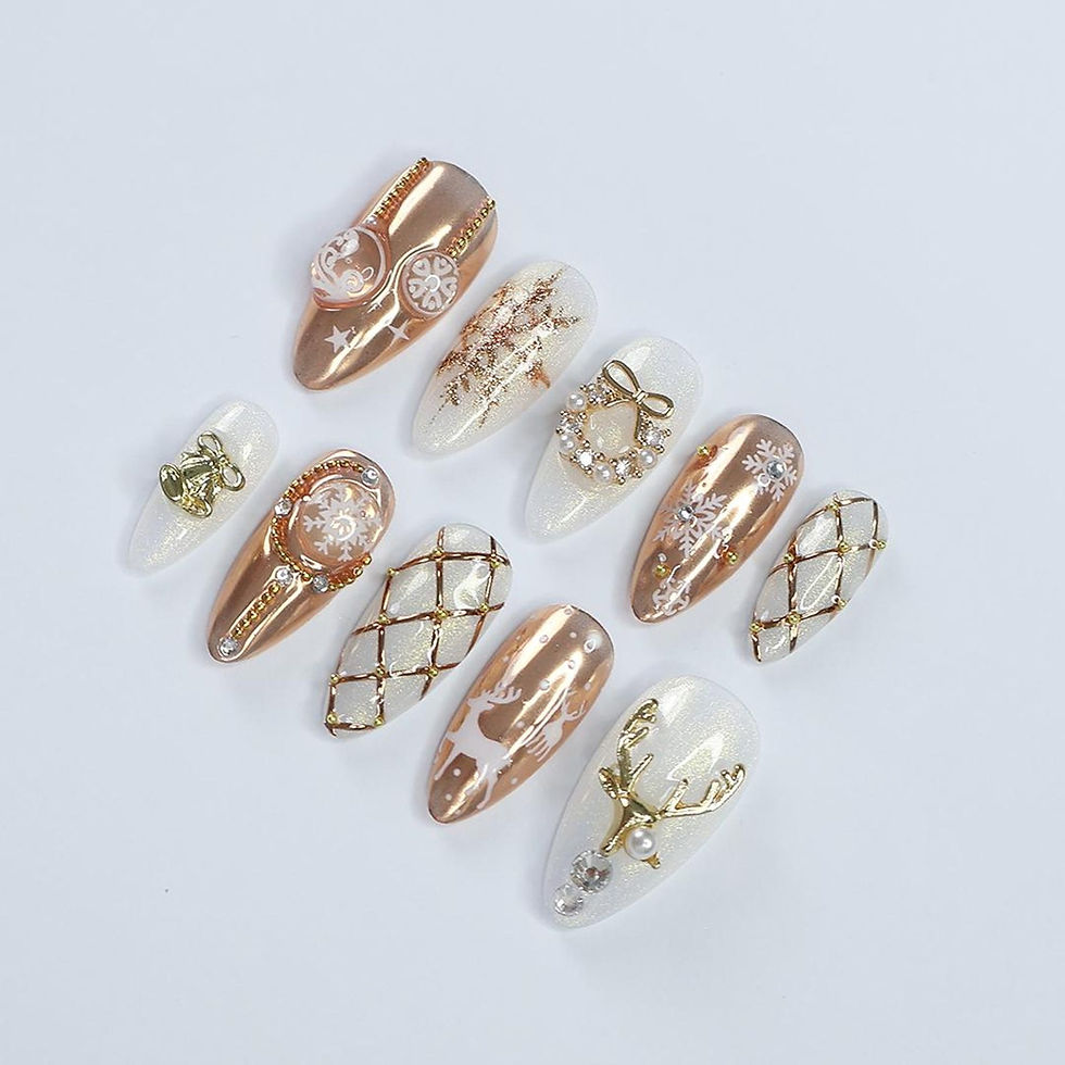 Thumbnail: press on nails, custom press on nails, fake nails, Nails Art