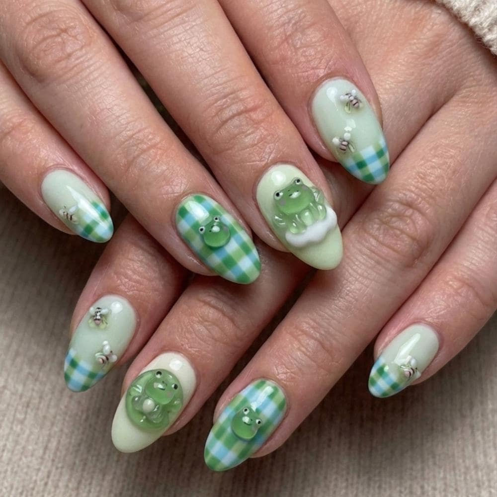 press on nails, custom press on nails, fake nails, Nails Art