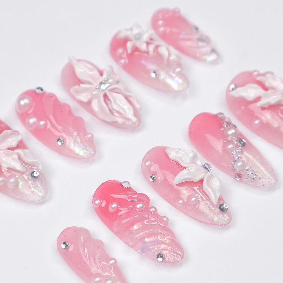 Thumbnail: press on nails, custom nails, fake nails, Nails Art, custom nail, Gift for her