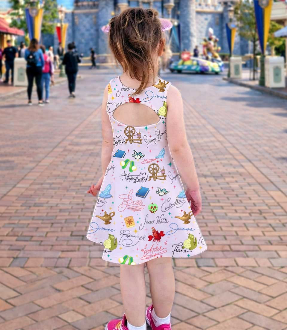Thumbnail: Princess Family Vacation Theme Park Outfit, Mom and Me Dress Matching Set