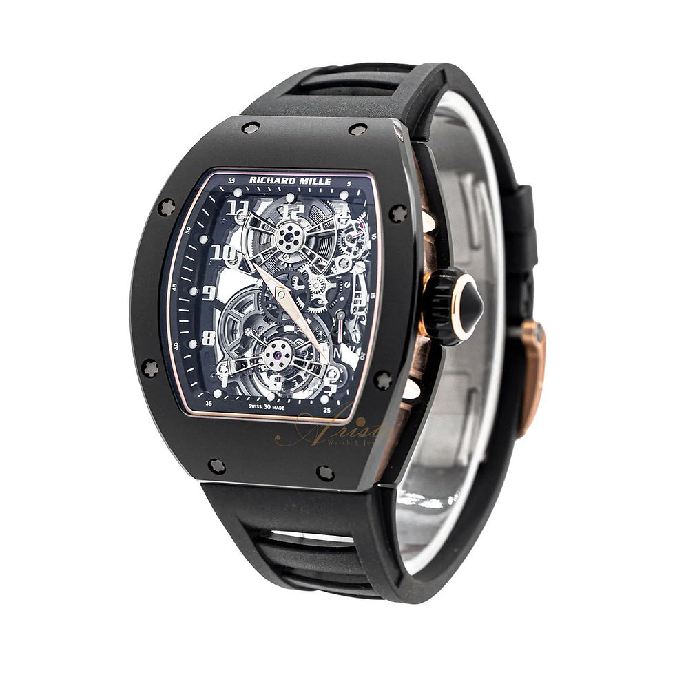 Thumbnail: Richard Mille RM 17-01 Tourbillon Black Ceramic Rose Gold Watch